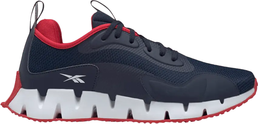  Reebok Zig Dynamica Vector Navy Red