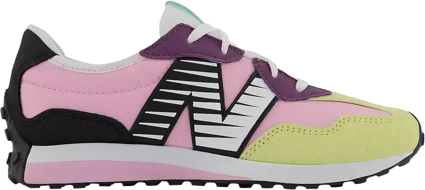  New Balance 327 Big Kid Wide &#039;Pink Lemonade Haze&#039;