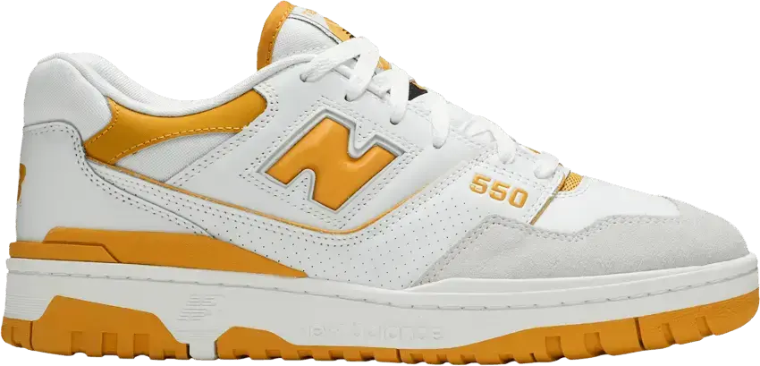  New Balance 550 Sea Salt Varsity Gold