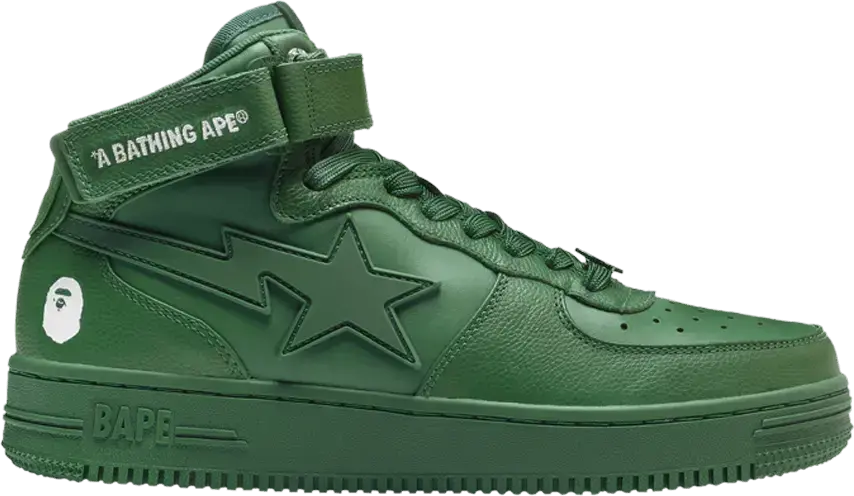  Bapesta Mid &#039;Green&#039;