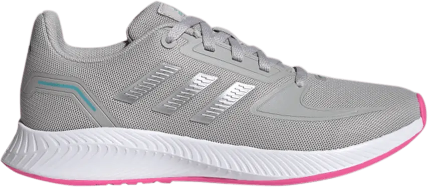 Adidas adidas Runfalcon 2.0 Grey Screaming Pink (Kids)