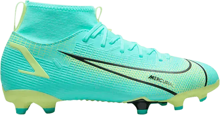  Nike Mercurial Superfly 8 Academy MG GS &#039;Dynamic Turquoise Lime Glow&#039;