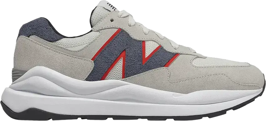  New Balance 57/40 2E Wide &#039;White Navy&#039;