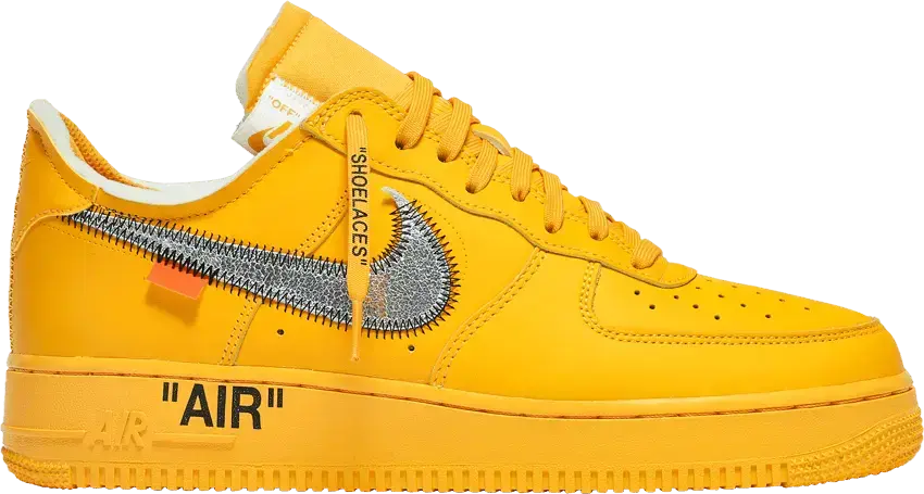  Nike Air Force 1 Low Off-White ICA University Gold