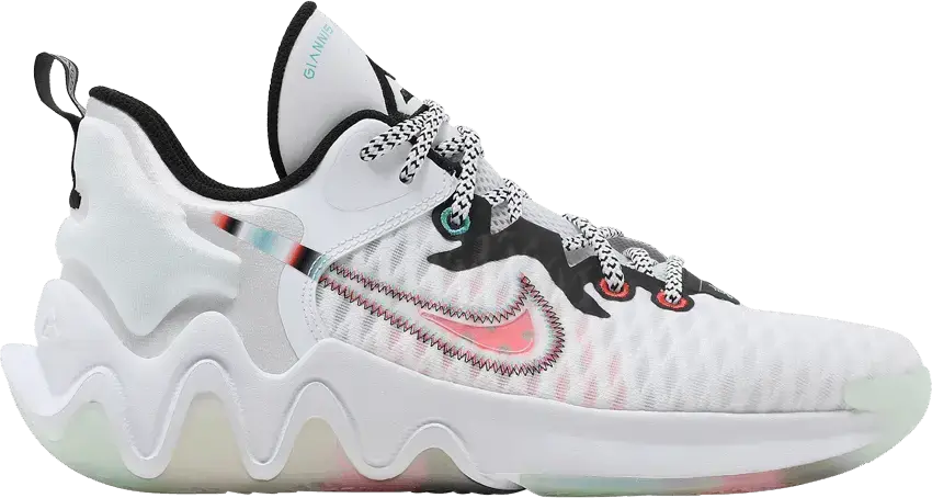  Nike Giannis Immortality White Turquoise Clear (GS)