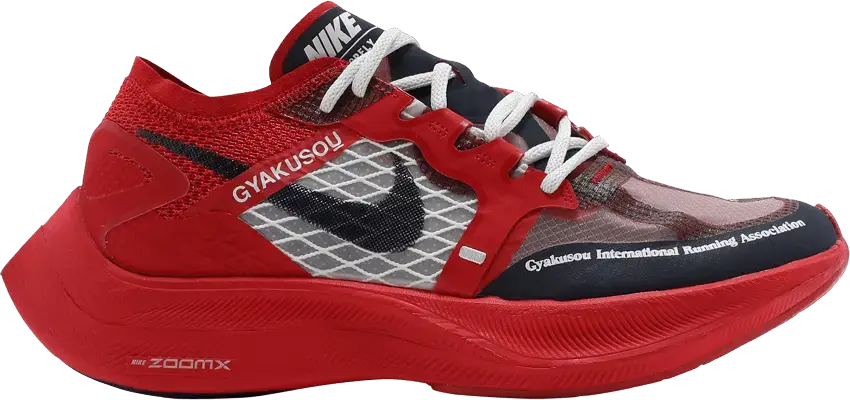  Nike ZoomX Vaporfly Next% Gyakusou Red