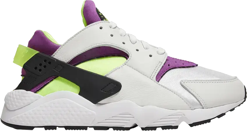  Nike Air Huarache Run Neon Yellow Magenta (2021)