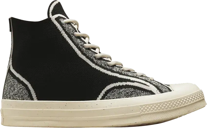  Converse Renew Chuck 70 Knit High &#039;Black Egret&#039;