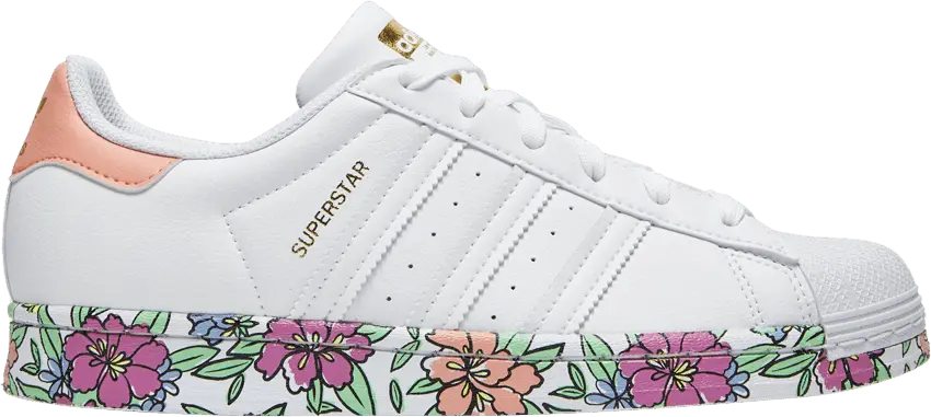  Adidas adidas Superstar White Blush Floral (W)