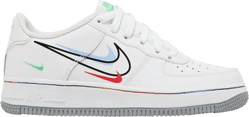  Nike Air Force 1 Low Multi Swoosh (GS)