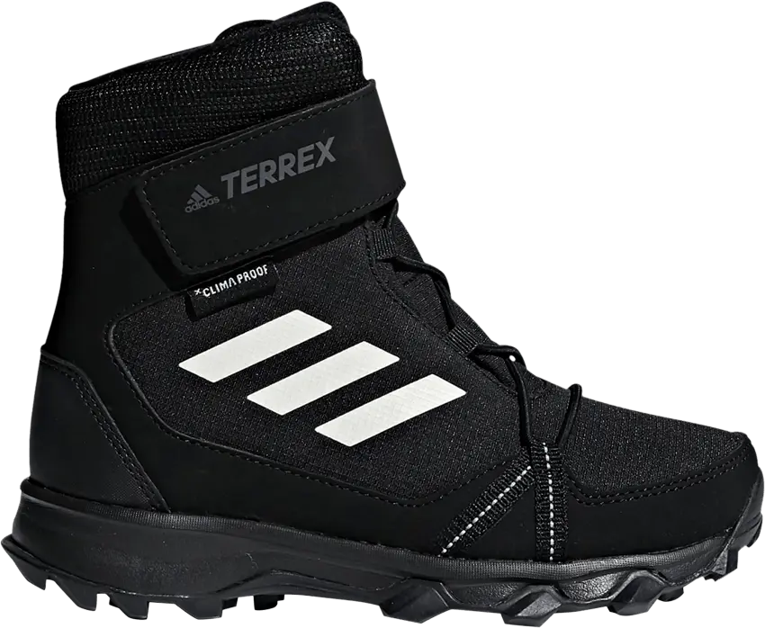  Adidas Terrex Snow CF Winter Boot J &#039;Black White&#039;