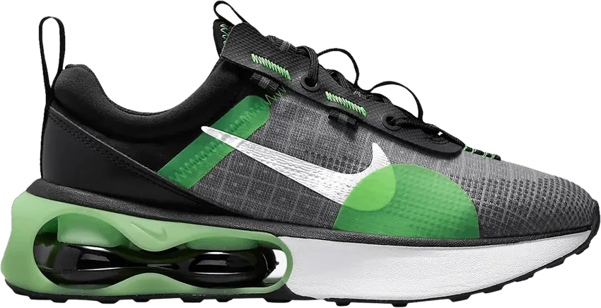  Nike Air Max 2021 Black Chrome Green Strike (GS)