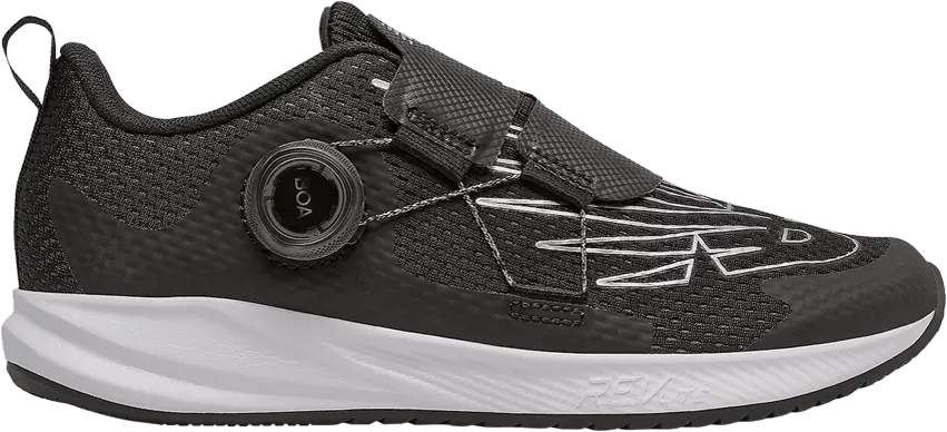  New Balance FuelCore Reveal BOA Big Kid Wide &#039;Black&#039;