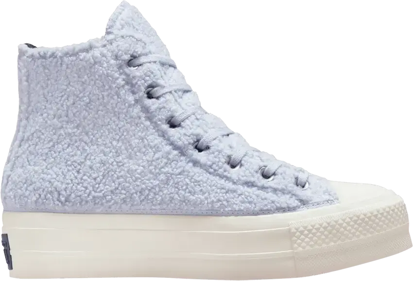  Converse Wmns Chuck Taylor All Star Platform High &#039;Cozy Sherpa - Ghost&#039;