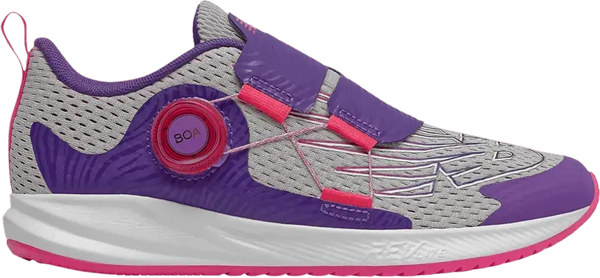  New Balance FuelCore Reveal BOA Big Kid Wide &#039;Rain Cloud Prism Purple&#039;