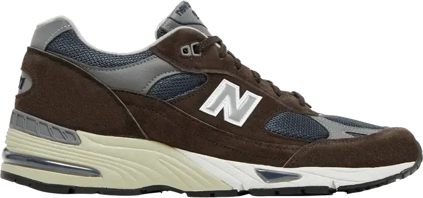  New Balance 991 Brown Navy Grey