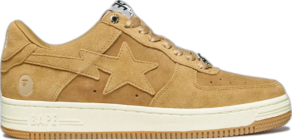  A Bathing Ape Bape Sta Beige Suede