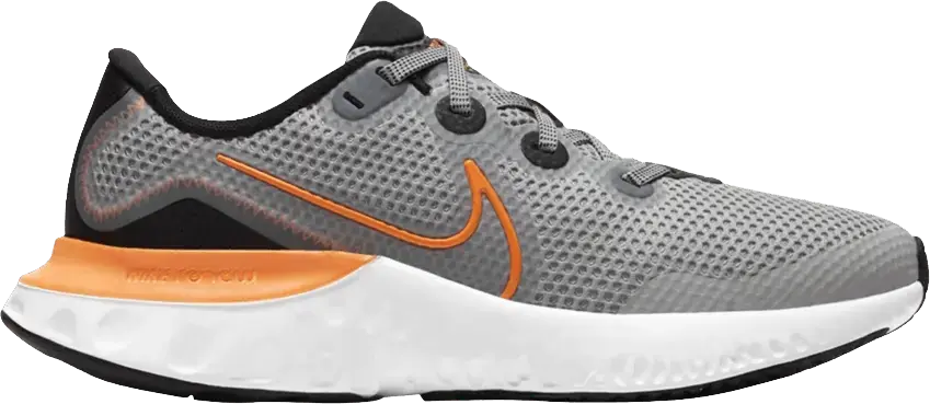 Nike Renew Run GS &#039;Light Smoke Grey Total Orange&#039;
