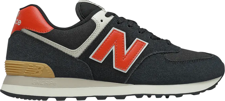  New Balance 574 2E Wide &#039;Black Ghost Pepper&#039;