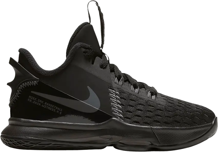  Nike LeBron Witness 5 PS &#039;Black Dark Grey&#039;