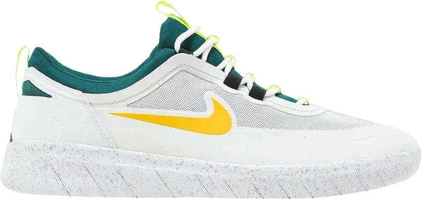  Nike SB Nyjah Free 2 Summit White University Gold