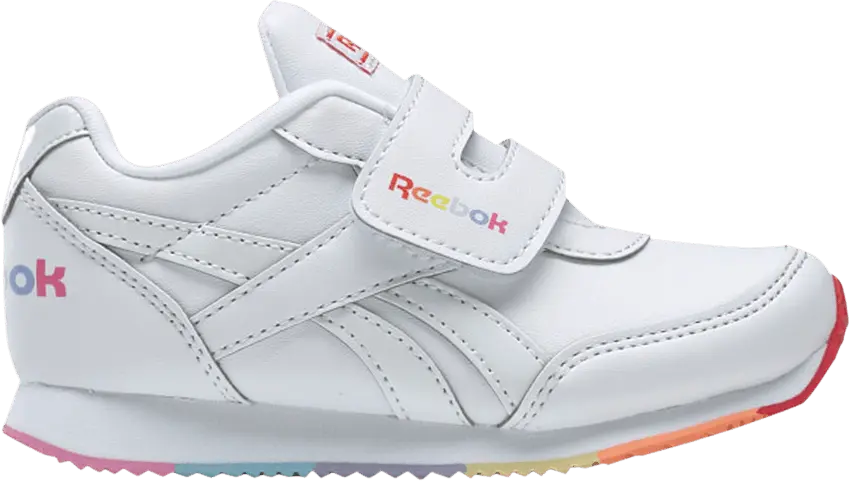  Reebok Royal Classic Jogger 2 J &#039;White Rainbow&#039;