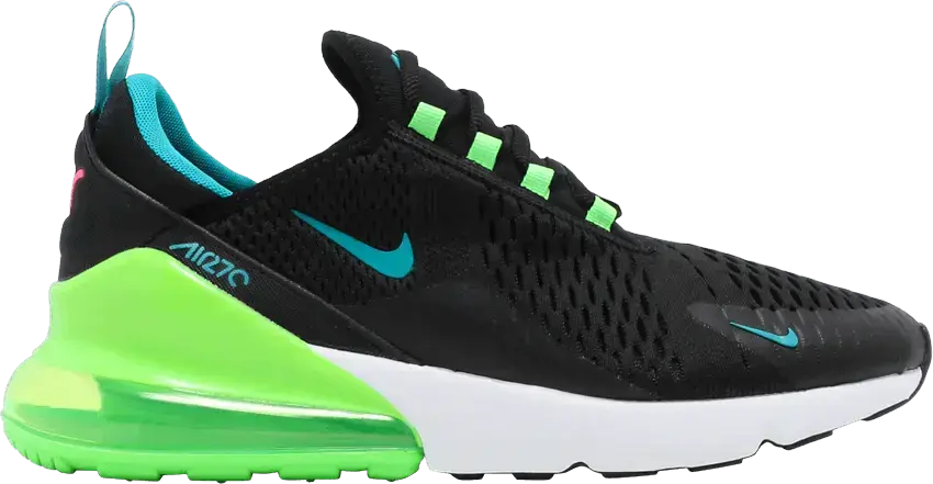  Nike Air Max 270 Black Green Strike