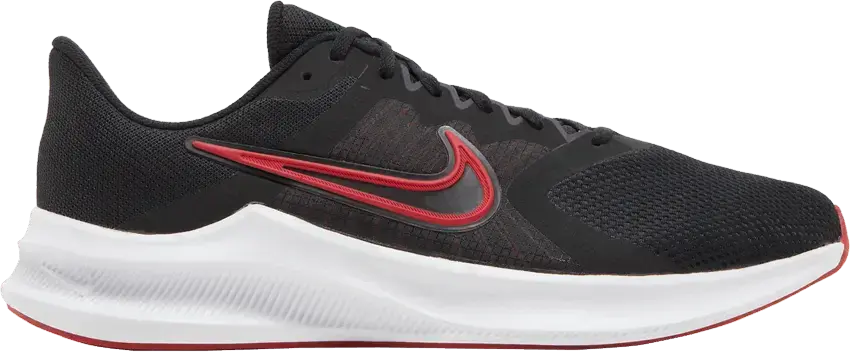  Nike Downshifter 11 Black University Red (4E Wide)