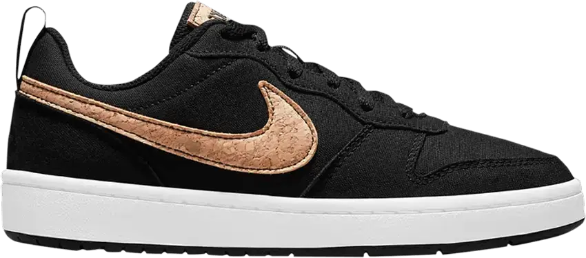  Nike Court Borough Low 2 Canvas Black Praline (GS)