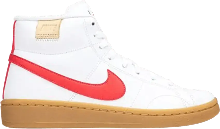  Nike Wmns Court Royale 2 Mid &#039;White Siren Red Gum&#039;