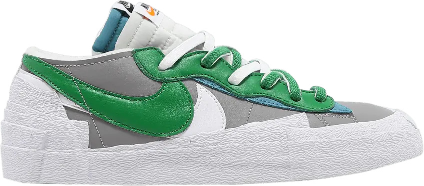  Nike Blazer Low sacai Medium Grey Classic Green