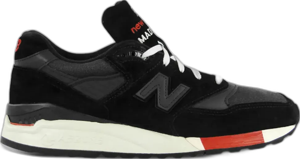  New Balance 998 Kithstrike Black Red