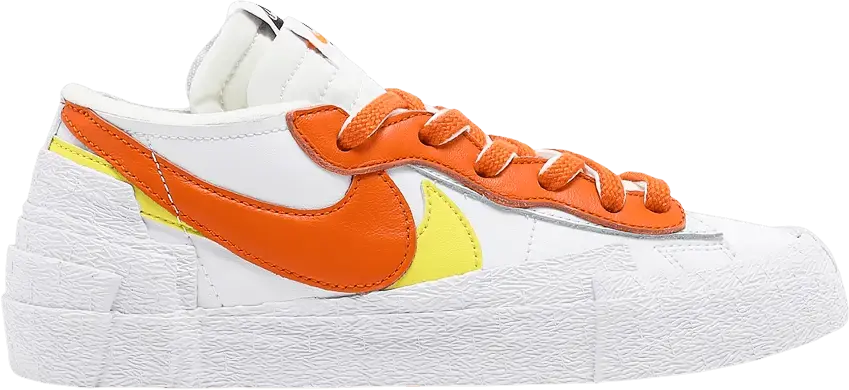  Nike Blazer Low sacai White Magma Orange