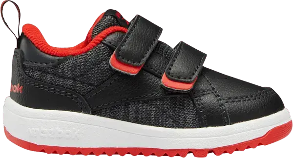  Reebok Weebok Clasp Low Toddler &#039;Night Black Vector Red&#039;