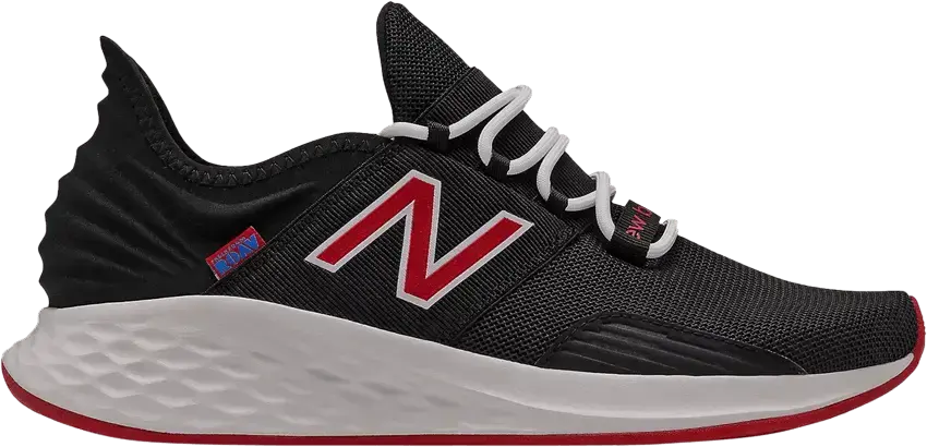  New Balance Fresh Foam Roav 2E Wide &#039;Black Team Red&#039;