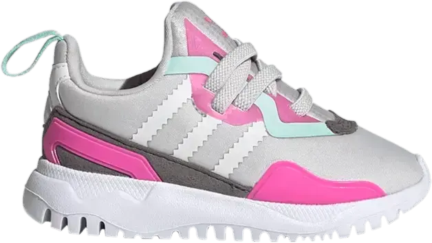  Adidas Flex Infant &#039;Grey Screaming Pink&#039;