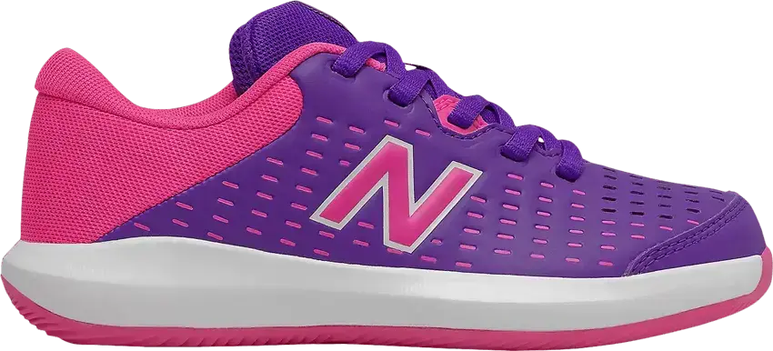  New Balance 696v4 Big Kid Wide &#039;Deep Violet Pink Glow&#039;