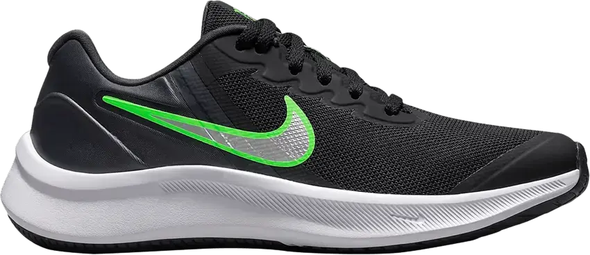  Nike Star Runner 3 GS &#039;Black Chrome&#039;