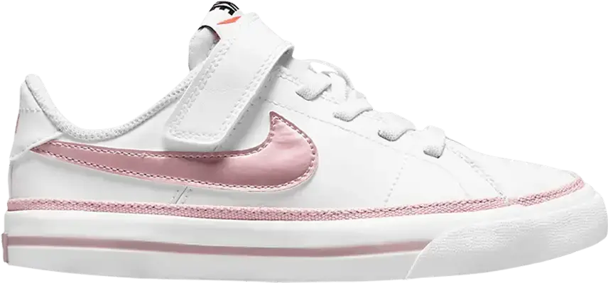  Nike Court Legacy PS &#039;White Pink Glaze&#039;