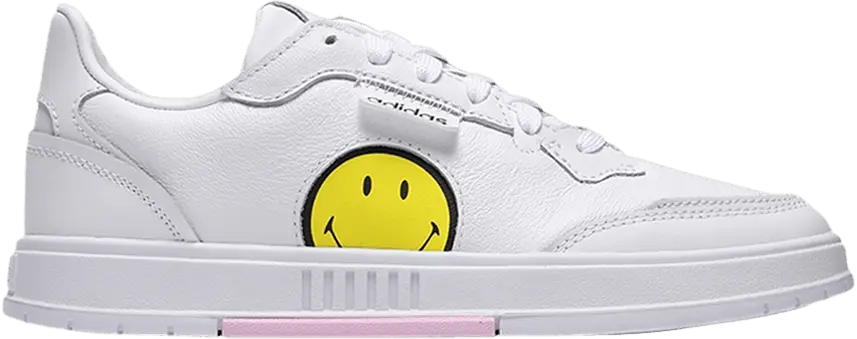  Adidas Neo Kollide &#039;Smiley - White Pink&#039;