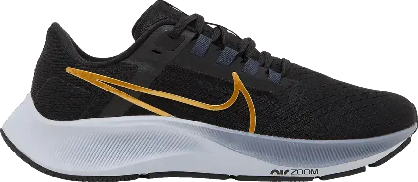  Nike Wmns Air Zoom Pegasus 38 &#039;Black Metallic Gold Coin&#039;