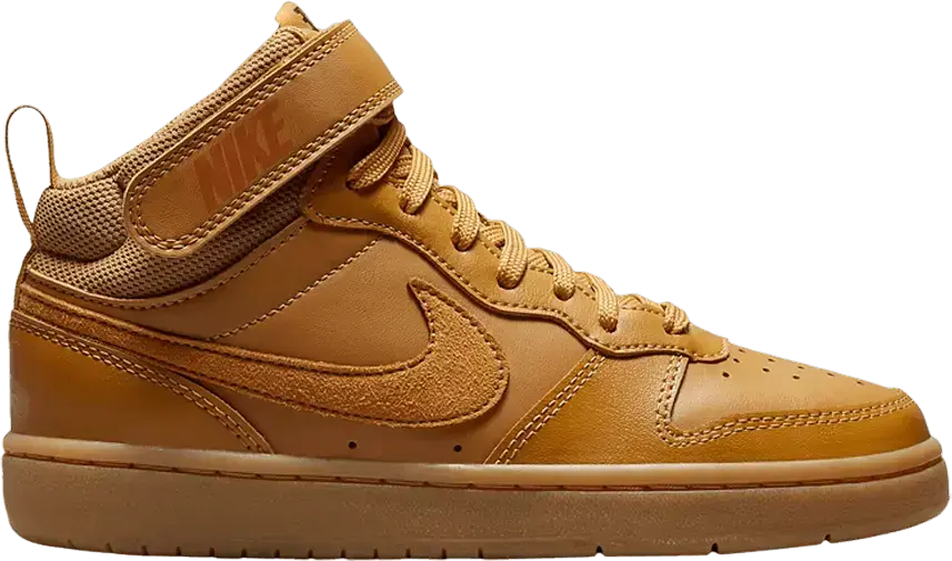  Nike Court Borough Mid 2 GS &#039;Wheat&#039;