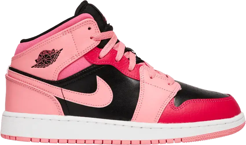  Jordan 1 Mid Coral Chalk (GS)