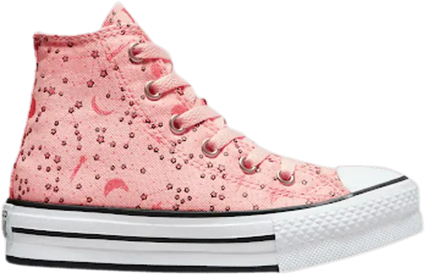  Converse Chuck Taylor All Star EVA Platform High GS &#039;Constellations - Storm Pink&#039;