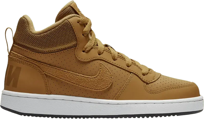  Nike Court Borough Mid GS &#039;Wheat&#039;