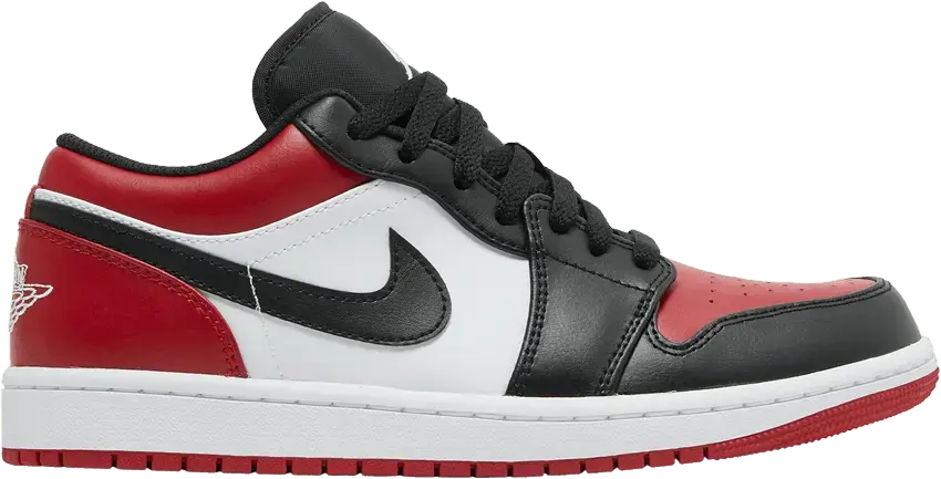  Jordan 1 Low Bred Toe