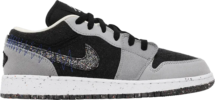  Jordan 1 Low SE Crater Grey Black (GS)