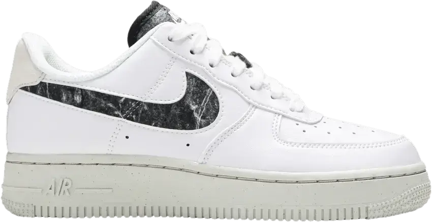  Nike Air Force 1 Low &#039;07 SE Recycled White Black Light Bone (Women&#039;s)