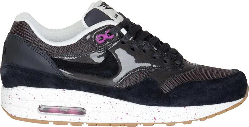 Nike Air Max 1 Anthracite Black Club Pink (Women&#039;s)