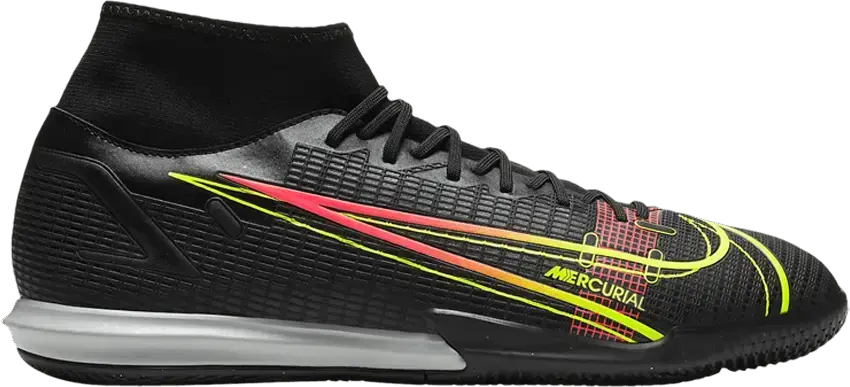  Nike Mercurial Superfly 8 Academy IC Black Cyber